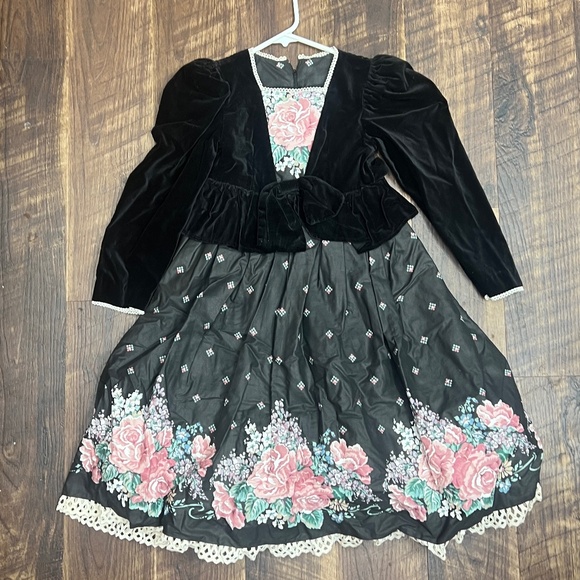 strapless open back dress Daisy Smock Maxi | Here Come the Drums | M/L